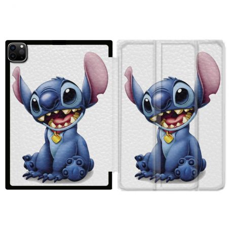 Coque Renforcée Pour Ipad Pro 11 M4 2024 Stitch Blanc
