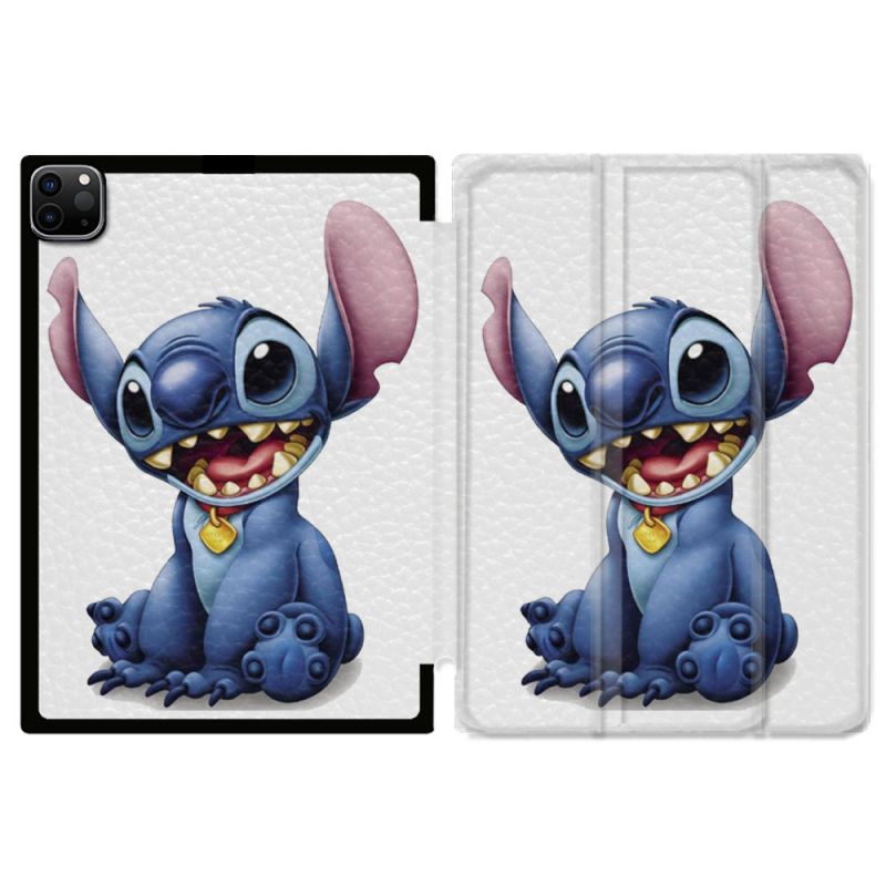 Coque Renforcée Pour Ipad Pro 11 M4 2024 Stitch Blanc