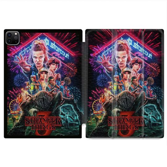 Coque Renforcée Pour Ipad Pro 11 M4 2024 Stranger Things Affiche 3