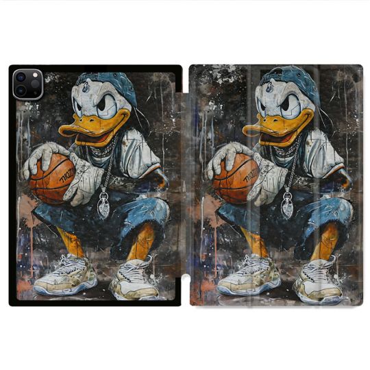 Coque Renforcée Pour Ipad Pro 11 M4 2024 Street Art Donald Duck