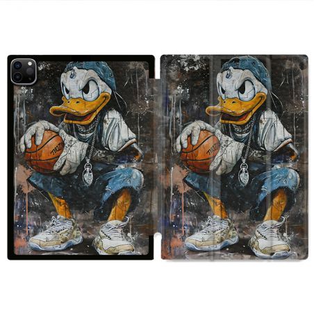 Coque Renforcée Pour Ipad Pro 11 M4 2024 Street Art Donald Duck