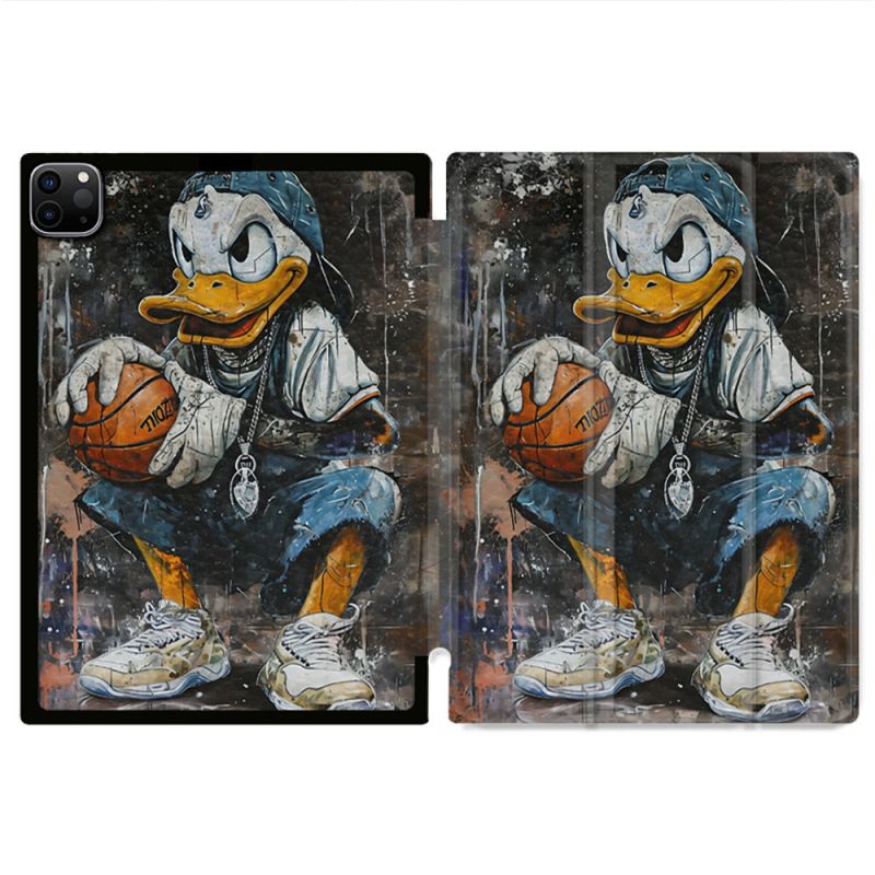 Coque Renforcée Pour Ipad Pro 11 M4 2024 Street Art Donald Duck
