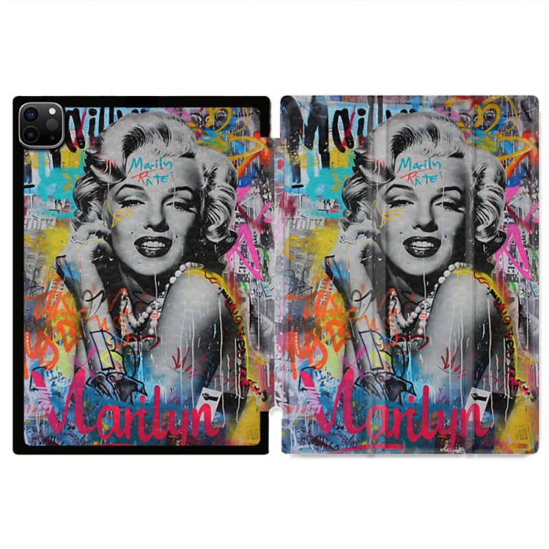Coque Renforcée Pour Ipad Pro 11 M4 2024 Street Art Maryline Monroe