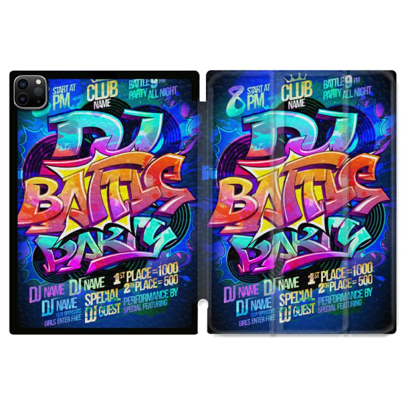 Coque Renforcée Pour Ipad Pro 11 M4 2024 Street Art Rap