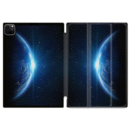Coque Renforcée Pour Ipad Pro 11 M4 2024 Univers Planete Terre