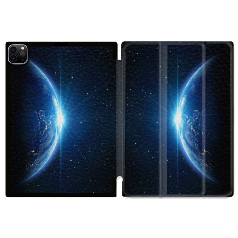 Coque Renforcée Pour Ipad Pro 11 M4 2024 Univers Planete Terre