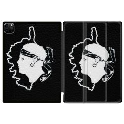 Coque Renforcée Pour Ipad Pro 11 M4 2024 Voyage Corse Noir