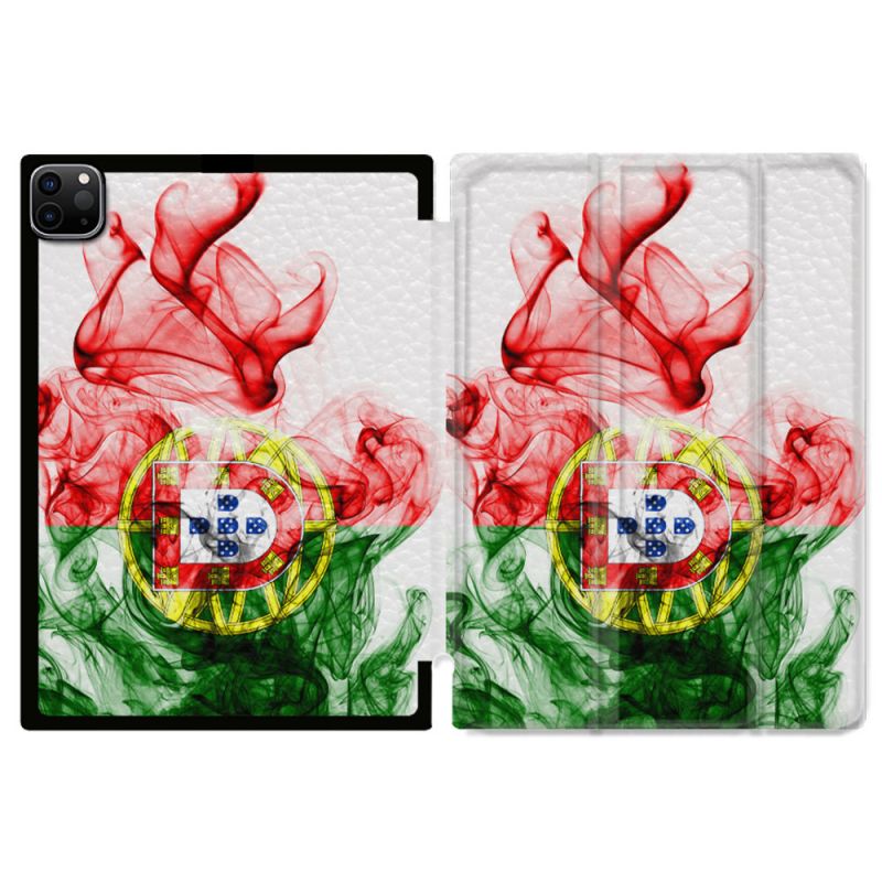 Coque Renforcée Pour Ipad Pro 11 M4 2024 Voyage Portugal Flamme