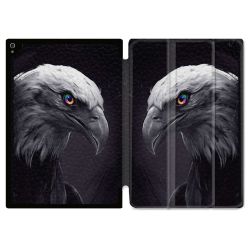 Coque Renforcée Pour Ipad Air 11 M2 2024 Animal Aigle Royal Noir