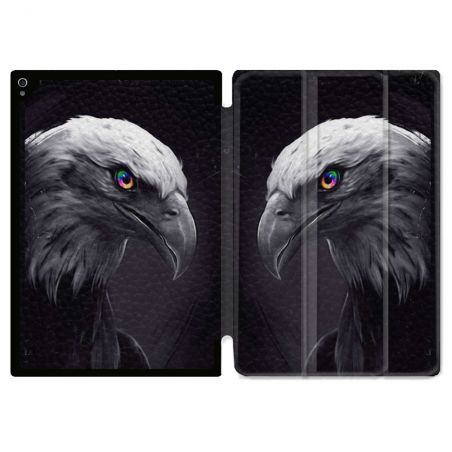 Coque Renforcée Pour Ipad Air 11 M2 2024 Animal Aigle Royal Noir