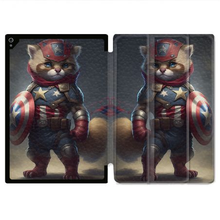 Coque Renforcée Pour Ipad Air 11 M2 2024 Animal Chat America