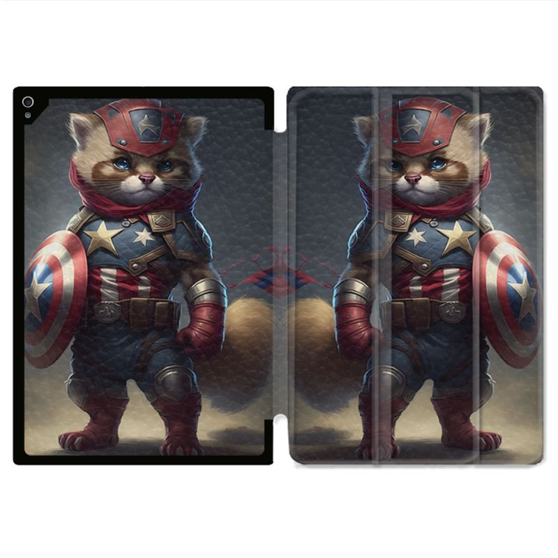 Coque Renforcée Pour Ipad Air 11 M2 2024 Animal Chat America