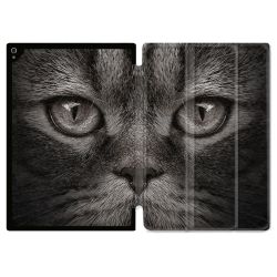 Coque Renforcée Pour Ipad Air 11 M2 2024 Animal Chat Gris