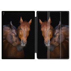 Coque Renforcée Pour Ipad Air 11 M2 2024 Animal Cheval Marron