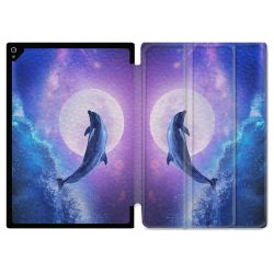 Coque Renforcée Pour Ipad Air 11 M2 2024 Animal Dauphin Vague