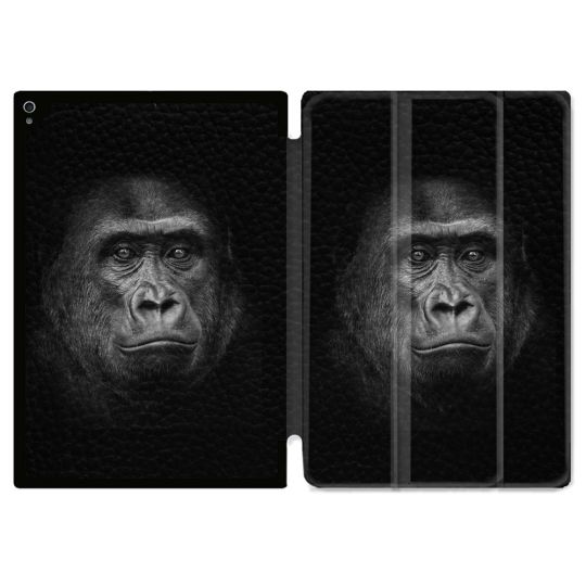 Coque Renforcée Pour Ipad Air 11 M2 2024 Animal Gorille Noir