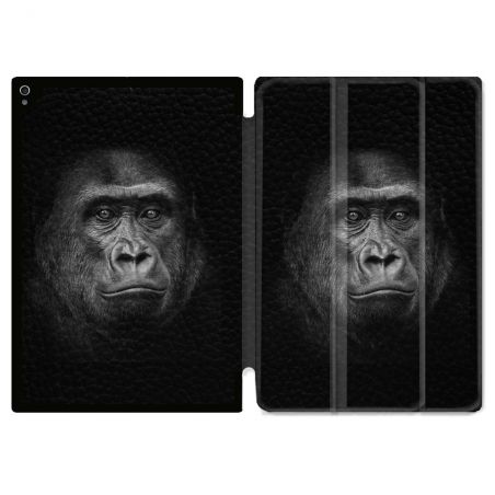 Coque Renforcée Pour Ipad Air 11 M2 2024 Animal Gorille Noir