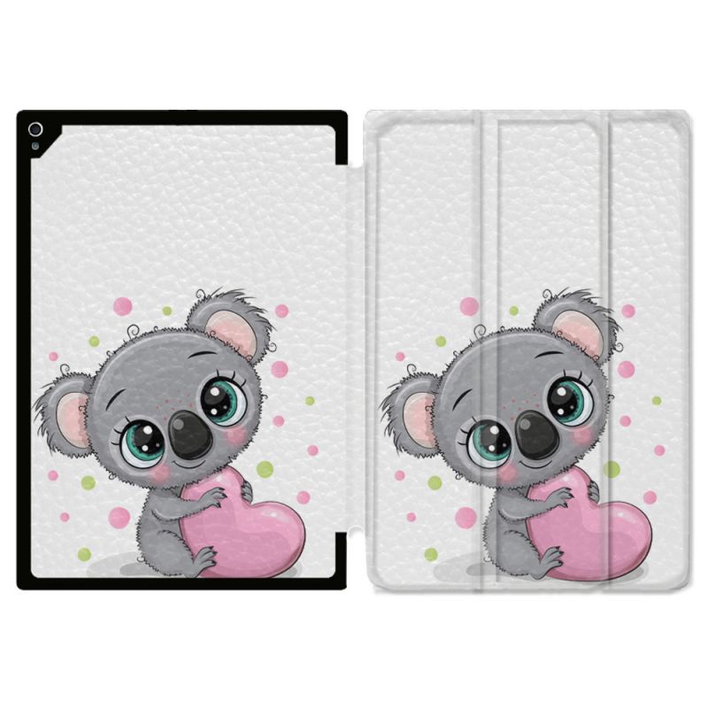 Coque Renforcée Pour Ipad Air 11 M2 2024 Animal Koala Cœur