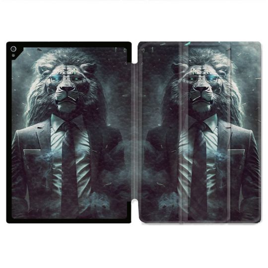 Coque Renforcée Pour Ipad Air 11 M2 2024 Animal Lion Business