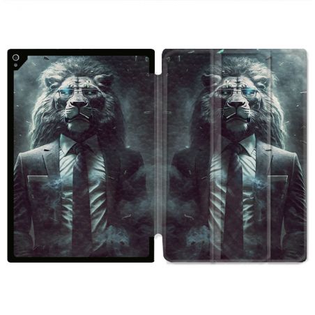 Coque Renforcée Pour Ipad Air 11 M2 2024 Animal Lion Business