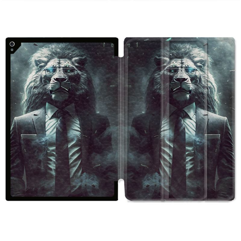 Coque Renforcée Pour Ipad Air 11 M2 2024 Animal Lion Business