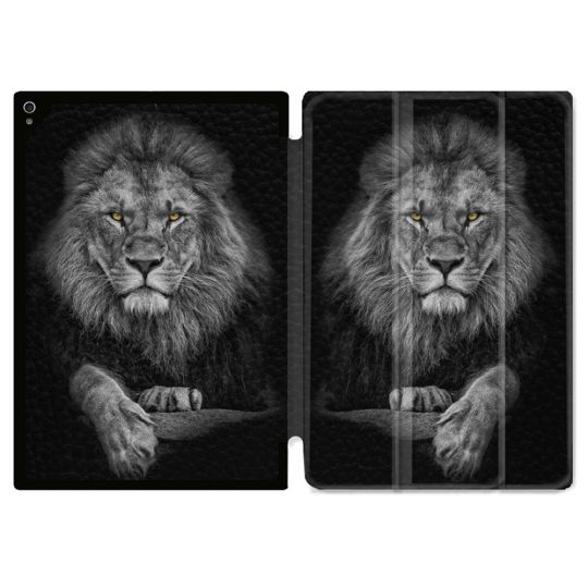 Coque Renforcée Pour Ipad Air 11 M2 2024 Animal Lion Majestueux