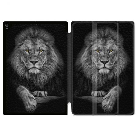 Coque Renforcée Pour Ipad Air 11 M2 2024 Animal Lion Majestueux