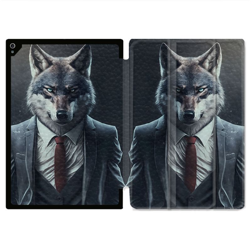 Coque Renforcée Pour Ipad Air 11 M2 2024 Animal Loup Business