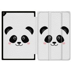 Coque Renforcée Pour Ipad Air 11 M2 2024 Animal Panda Blanc