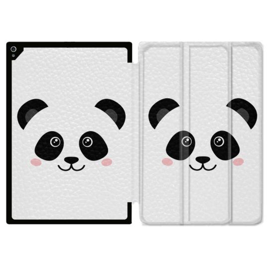 Coque Renforcée Pour Ipad Air 11 M2 2024 Animal Panda Blanc