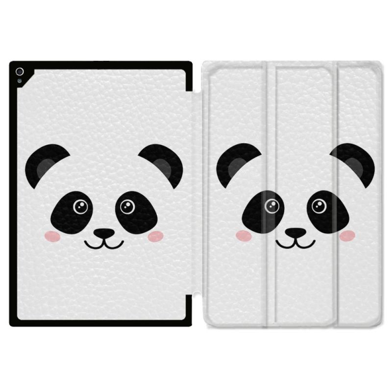 Coque Renforcée Pour Ipad Air 11 M2 2024 Animal Panda Blanc
