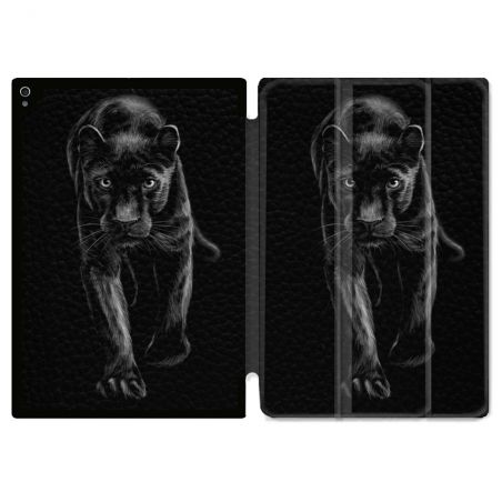 Coque Renforcée Pour Ipad Air 11 M2 2024 Animal Panthère Noire