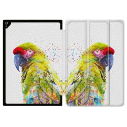 Coque Renforcée Pour Ipad Air 11 M2 2024 Animal Perroquet Jaune