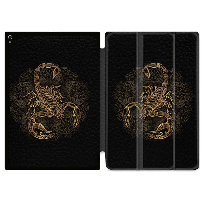 Coque Renforcée Pour Ipad Air 11 M2 2024 Animal Scorpion Fresque