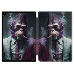 Coque Renforcée Pour Ipad Air 11 M2 2024 Animal Singe Business