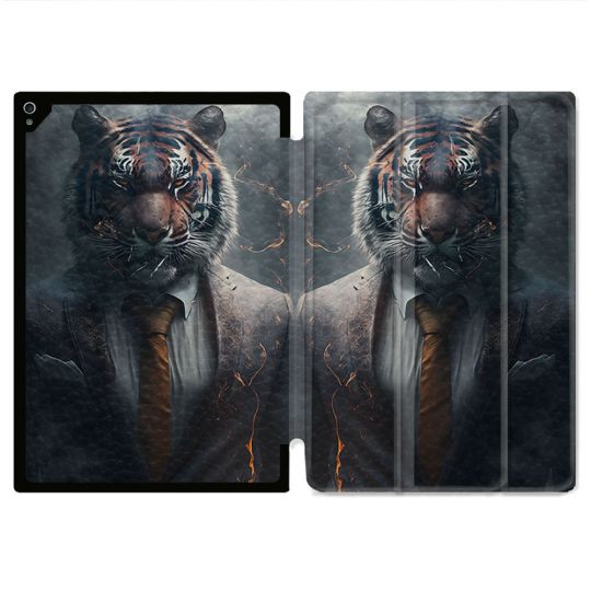 Coque Renforcée Pour Ipad Air 11 M2 2024 Animal Tigre Business