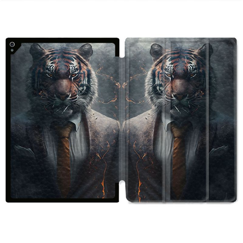 Coque Renforcée Pour Ipad Air 11 M2 2024 Animal Tigre Business