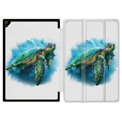 Coque Renforcée Pour Ipad Air 11 M2 2024 Animal Tortue Blanche multicolore