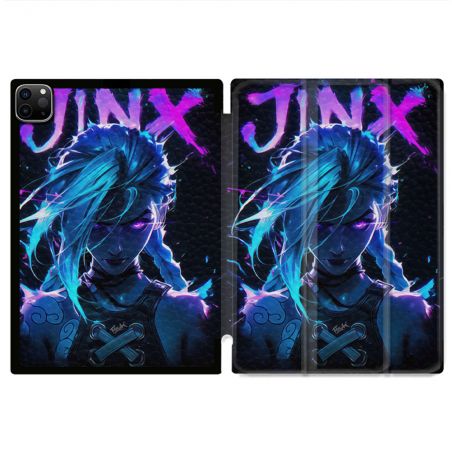 Coque Renforcée Pour Ipad Air 11 M2 2024 Arcane Jinx Night