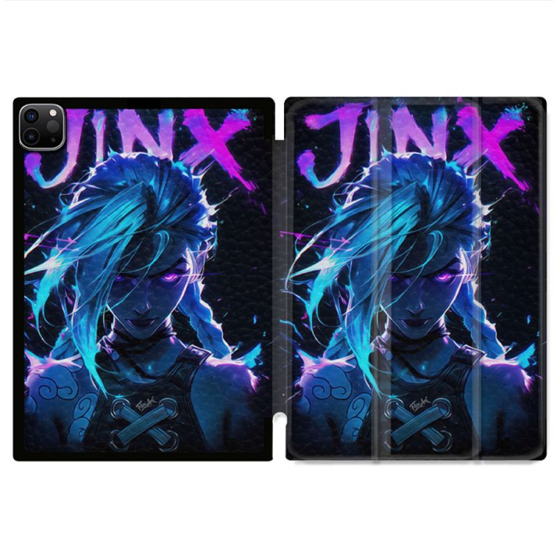 Coque Renforcée Pour Ipad Air 11 M2 2024 Arcane Jinx Night