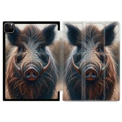 Coque Renforcée Pour Ipad Air 11 M2 2024 Chasse Sanglier Attaque