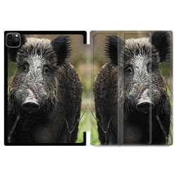 Coque Renforcée Pour Ipad Air 11 M2 2024 Chasse Sanglier bois