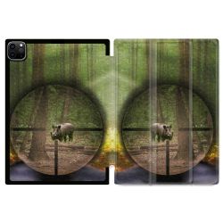 Coque Renforcée Pour Ipad Air 11 M2 2024 Chasse Sanglier Viseur