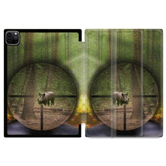 Coque Renforcée Pour Ipad Air 11 M2 2024 Chasse Sanglier Viseur