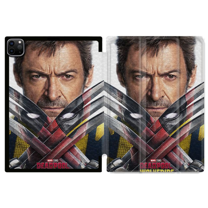 Coque Renforcée Pour Ipad Air 11 M2 2024 Deadpool Affiche
