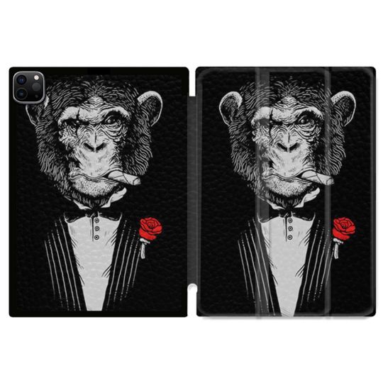 Coque Renforcée Pour Ipad Air 11 M2 2024 Decale Singe Mafia