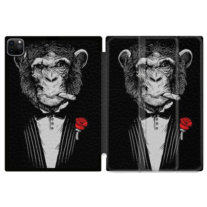 Coque Renforcée Pour Ipad Air 11 M2 2024 Decale Singe Mafia