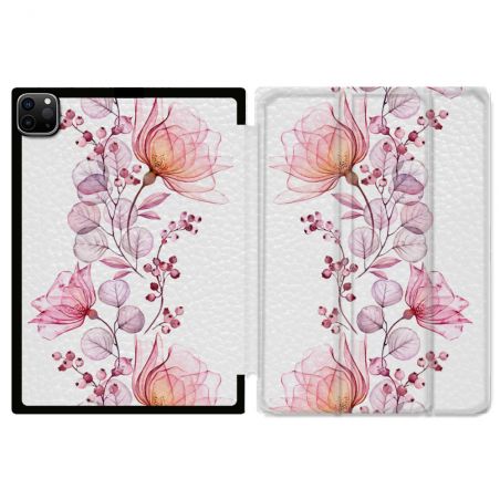 Coque Renforcée Pour Ipad Air 11 M2 2024 Fleur Eclosion