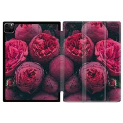 Coque Renforcée Pour Ipad Air 11 M2 2024 Fleur Pivoine