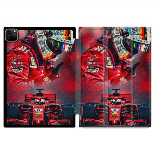 Coque Renforcée Pour Ipad Air 11 M2 2024 Formule 1 F1 Ferrari